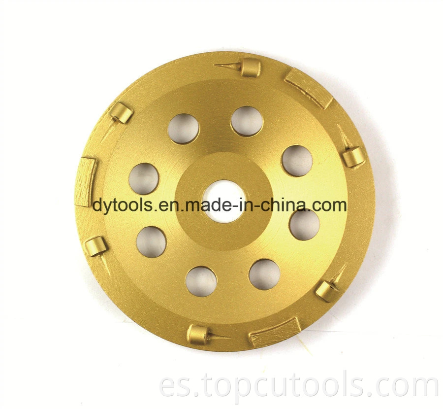 PCD Cup Cup Wheel Diamond Tools Disc para eliminación de pisos epoxi